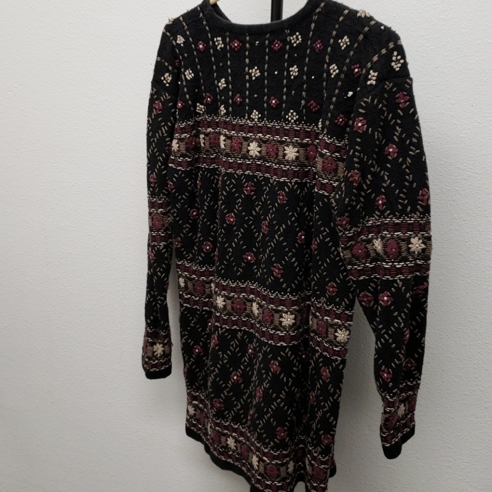 EUC PHD Paul Harris Design black sweater medium - Picture 5 of 5